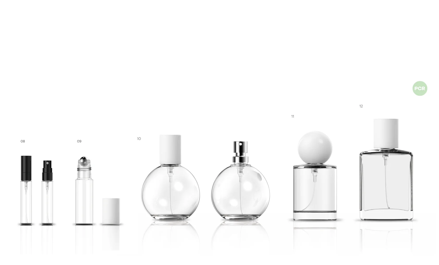 Glass Perfume bottles