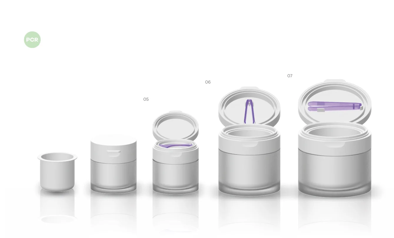 Refillable Jar & Pad