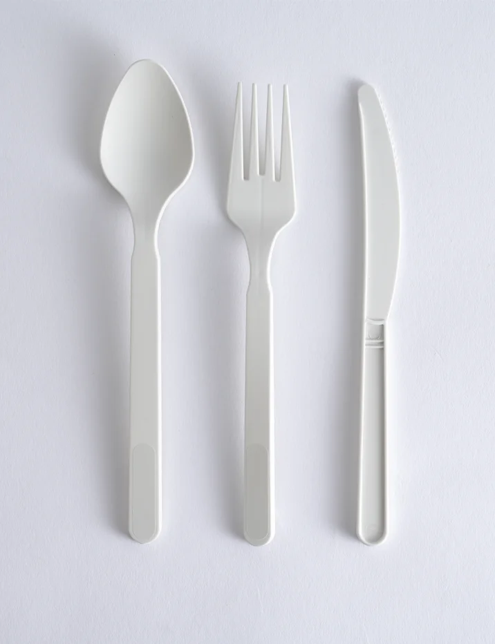 White Cutlery Set